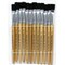 Charles Leonard Flat Tip Easel Paintbrushes, Short Handle, Blk Bristles, PK36 73150 - alternate 2